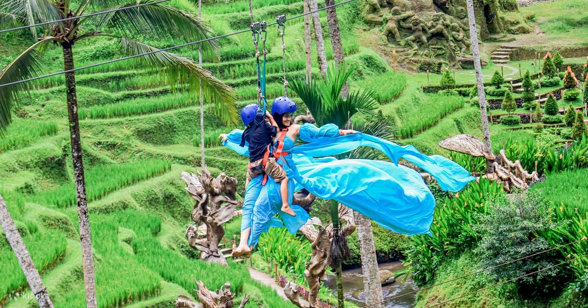 Pengalaman Zipline dan Sky Bike di Ubud Bali Klook Indonesia